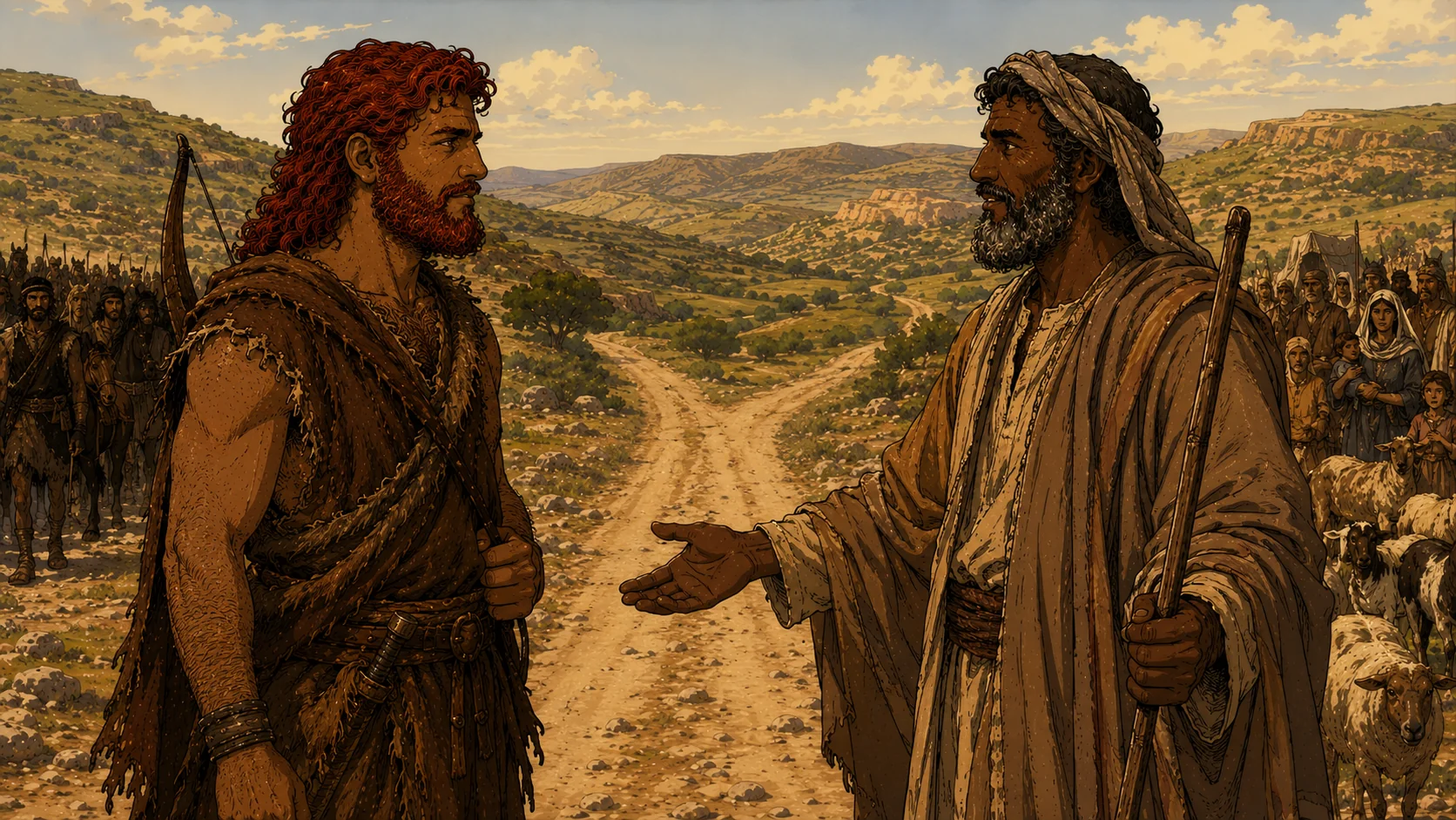 The Parting of Esau and Jacob
